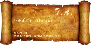 Tokár Alvina névjegykártya